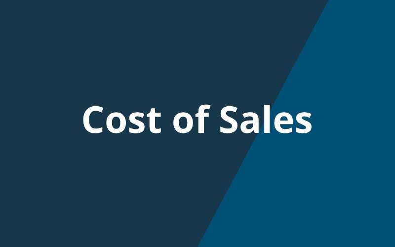 Cost of Sales