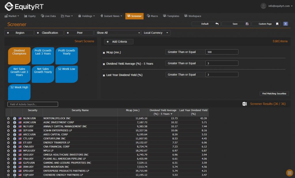 Stock Screener